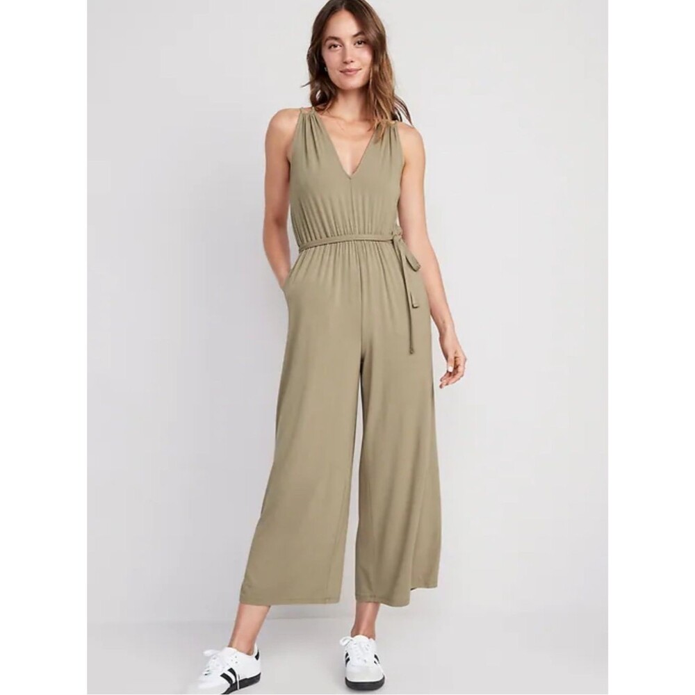Old Navy Sleeveless Double-Strap Ankle-Length Jumpsuit